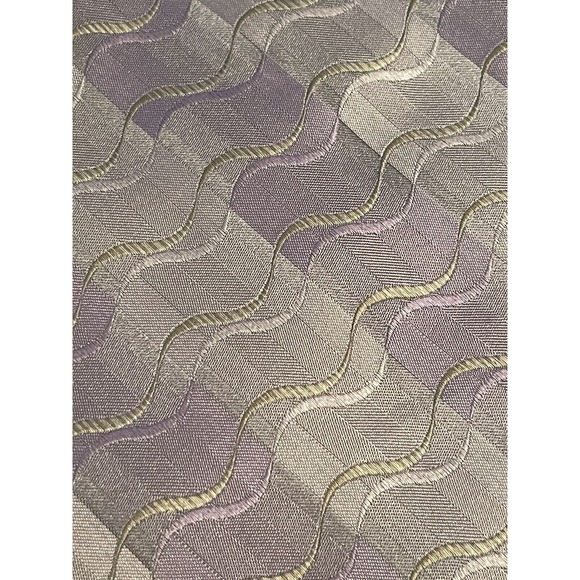 Gianfranco Ruffini Italy Purple Gray 100% Silk Men’s Neck Tie Made In usa - Picture 9 of 9